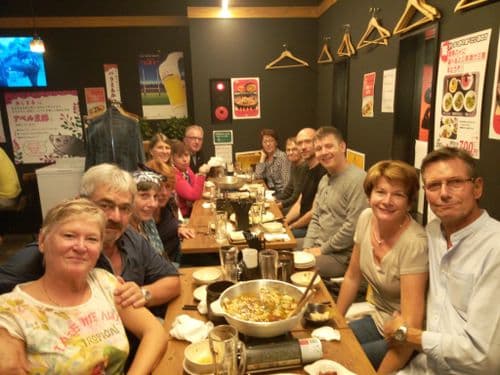 Welcome dinner in Fukuoka - motsunabe