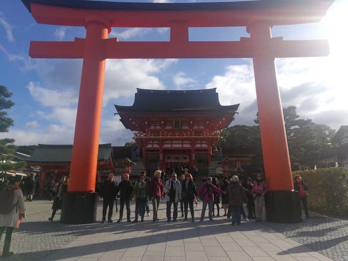 Fushimi Inari group picture