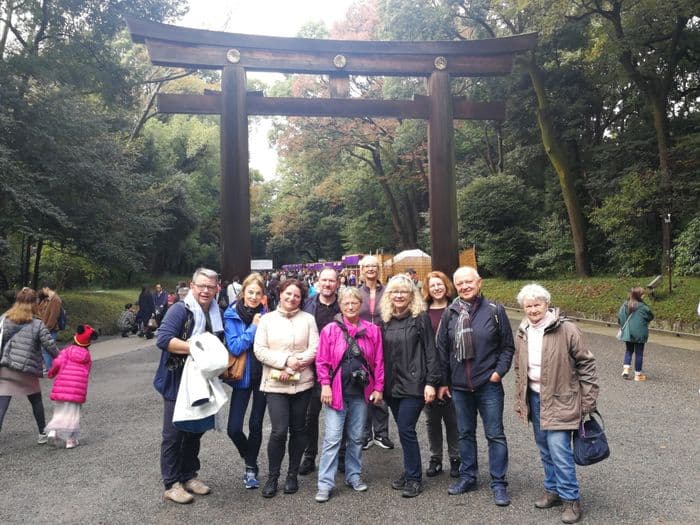 Meiji jingu group picture