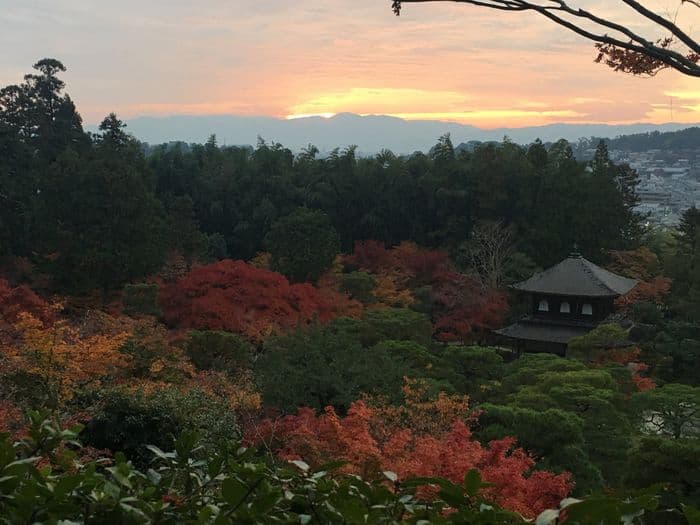 Ginkakuji at Koyo