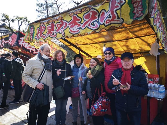 Lunch break at Fushimi Inari