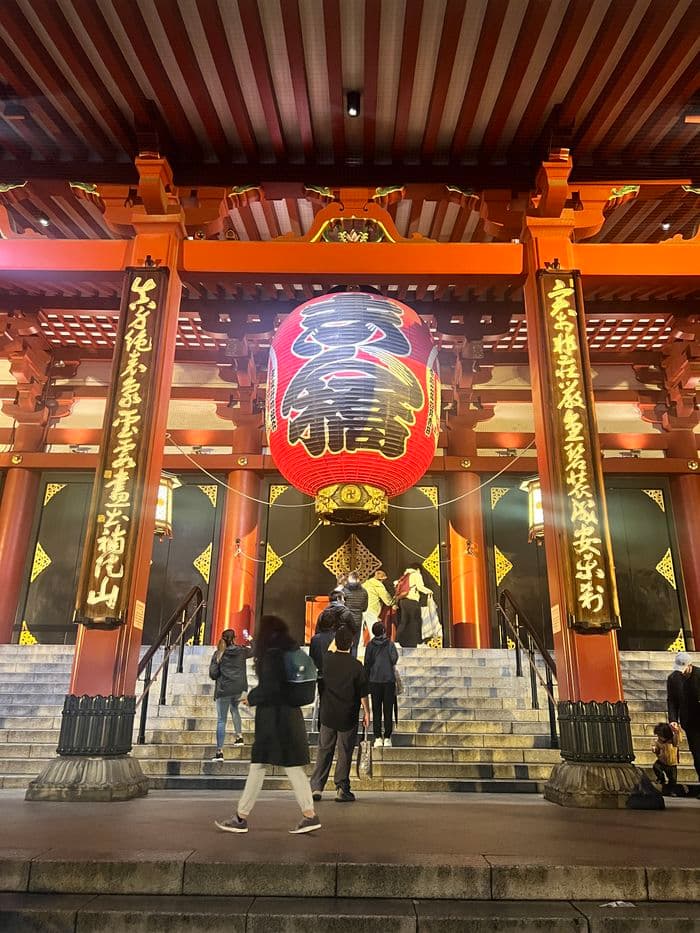 Senso ji at night 4