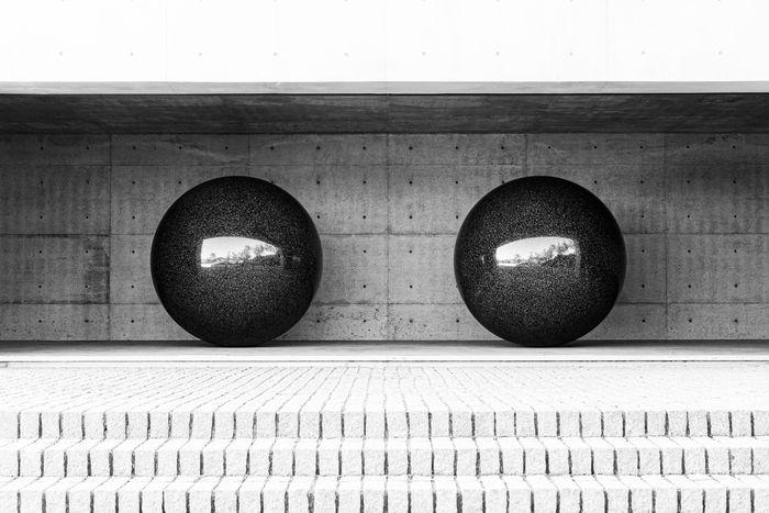 Art in Naoshima balls