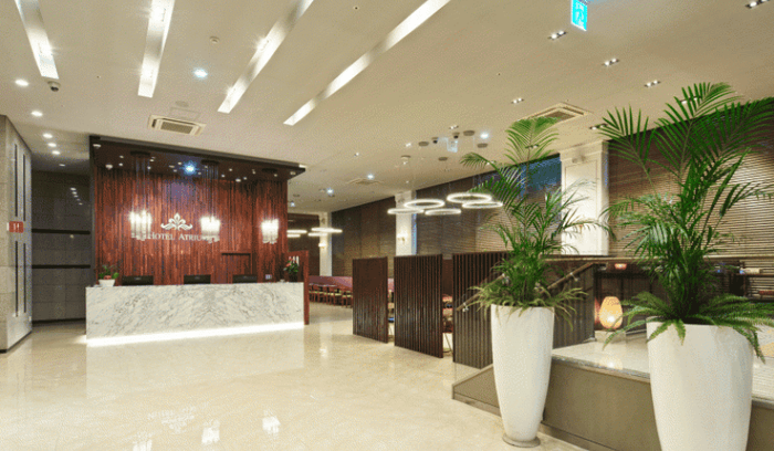 Hotel Atrium Front Desk