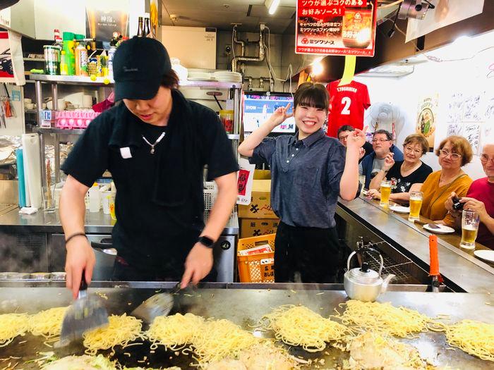 Okonomiyaki in Hiroshima