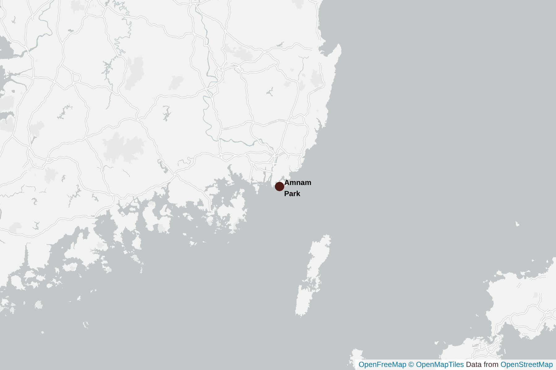 Karte von Busan